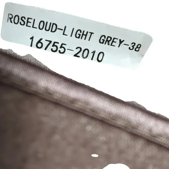 Flexus by Spring Step rose loud light grey velvet slipper ballet flat 38 - Picture 2 of 8